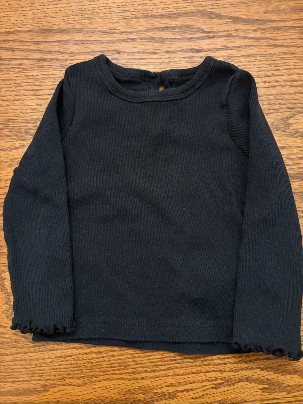 Baby Gap Kids Long-Sleeve Crewneck Tops - Black and Red